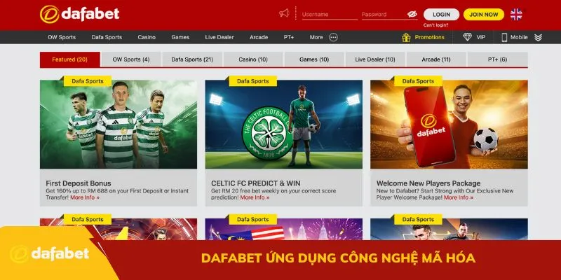 Dafabet ứng dụng công nghệ mã hóa vào việc bảo vệ dữ liệu