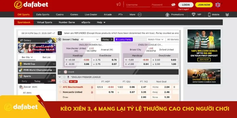 Kèo xiên 3, 4 mang lại tỷ lệ thưởng cao cho người chơi