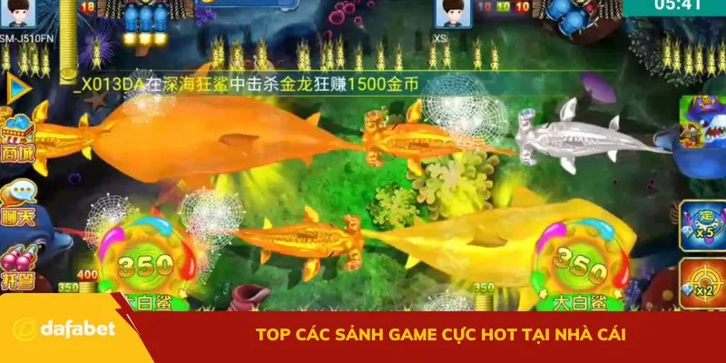 Top các sảnh game cực hot tại nhà cái